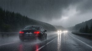 Езда в ливень: главные правила безопасности - фото